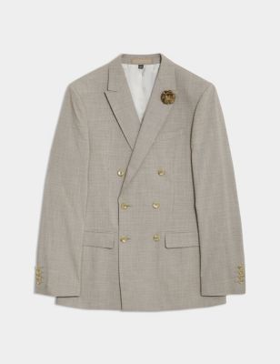 Slim Fit Double Breasted Jacket - NL