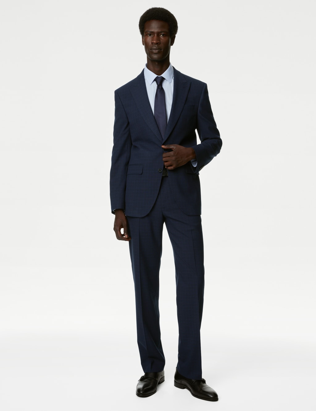Regular Fit Check Suit Jacket image 6