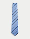 条纹纯真丝领带