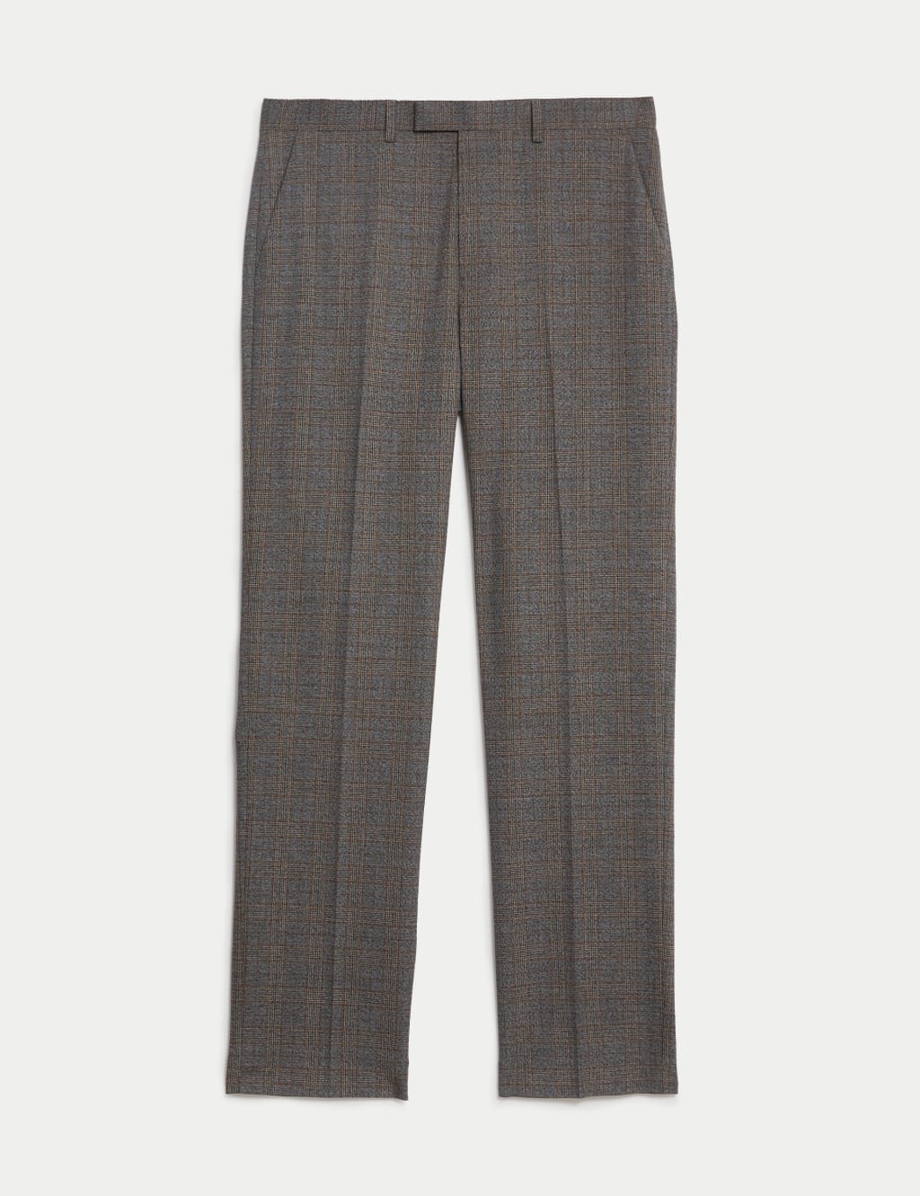 Regular Fit Prince of Wales Check Trousers image 2
