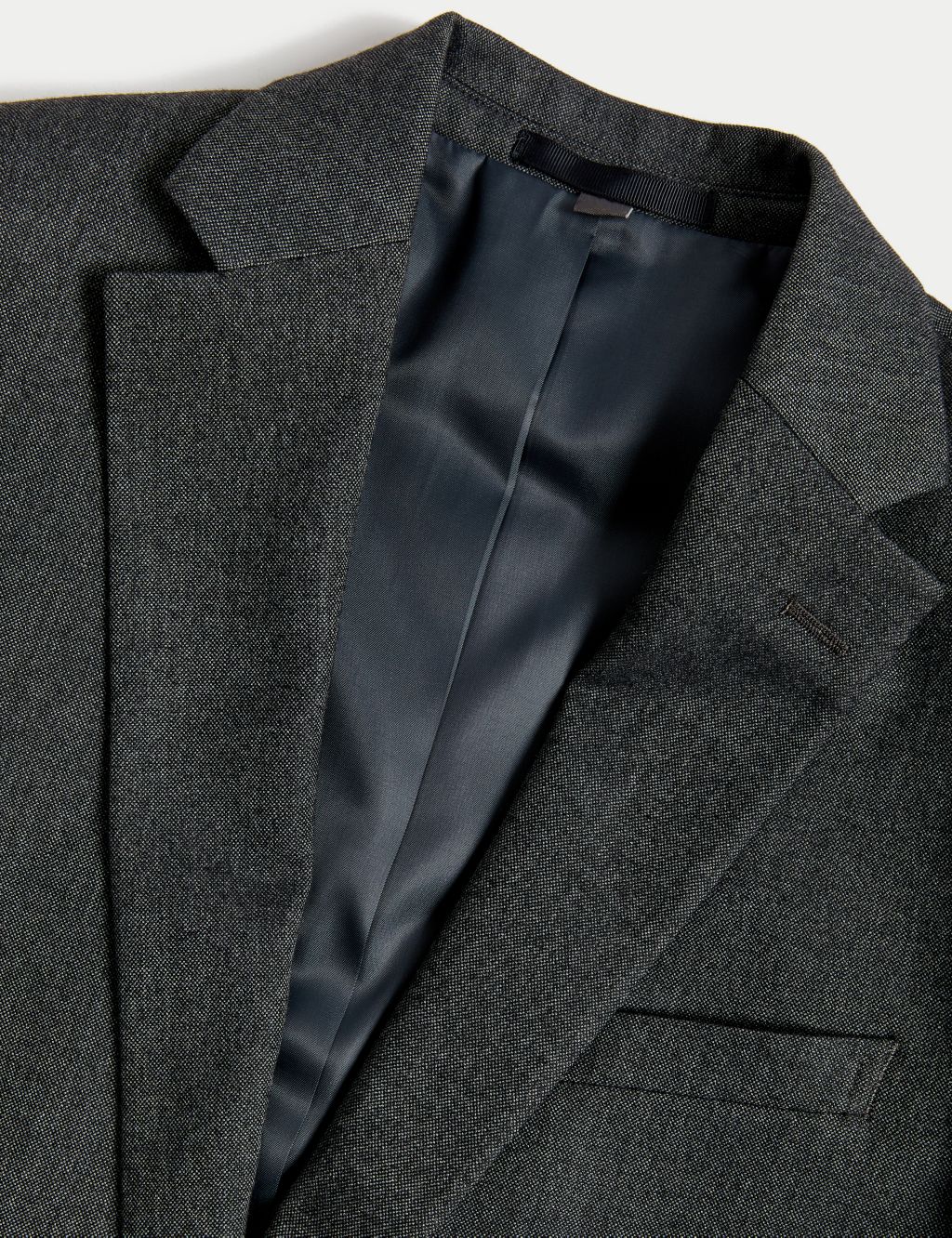 Slim Fit Stretch Textured Suit Jacket image 8