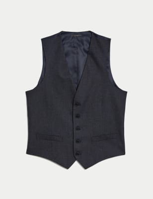 Marks and shop spencer black waistcoat