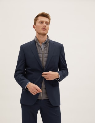 

Mens M&S Collection The Ultimate Tailored Fit Jacket - Navy, Navy