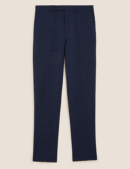 The Ultimate Slim Fit Check Suit Trousers