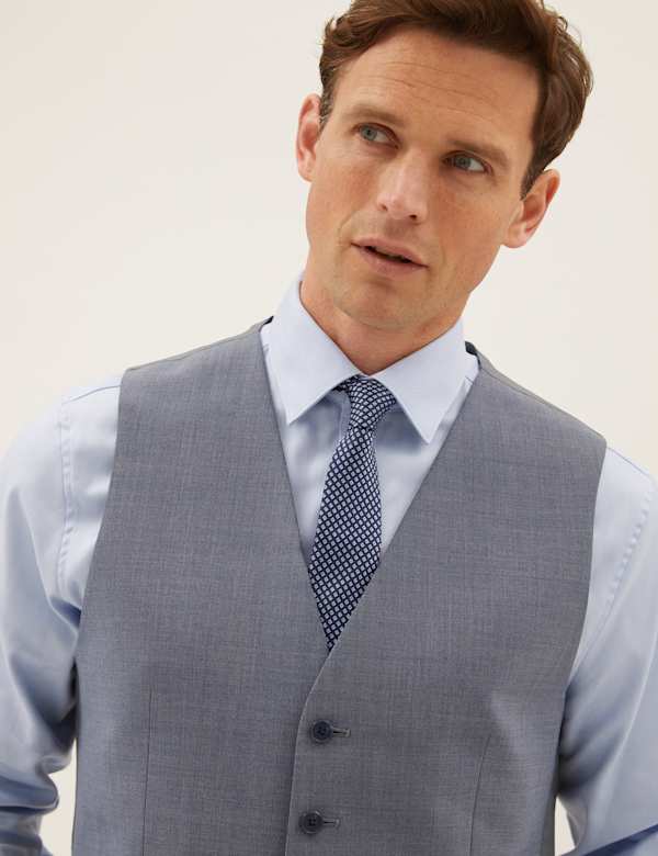 The Ultimate Blue Tailored Fit Waistcoat