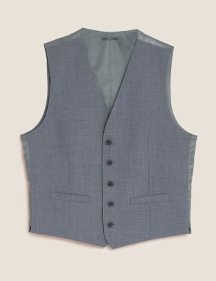  The Ultimate - Gilet de costume bleu coupe ajustée - Blue