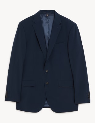 

Mens M&S Collection The Ultimate Tailored Fit Suit Jacket - Navy, Navy