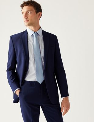 

Mens M&S Collection The Ultimate Tailored Fit Suit Jacket - Royal Blue, Royal Blue