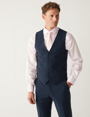 Marks And Spencer Mens M&S Collection The Ultimate Waistcoat - Navy, Navy