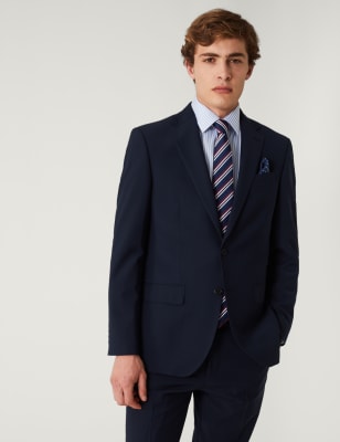 Regular fit suit jacket