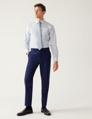 

Mens M&S Collection The Ultimate Tailored Fit Suit Trousers - Royal Blue, Royal Blue