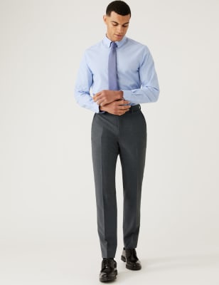 

Mens M&S Collection Die ultimative, auf Figur geschnittene Anzughose - Light Grey, Light Grey