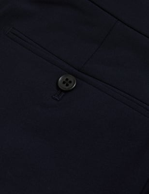 

Mens M&S Collection The Ultimate Regular Fit Trousers - Navy, Navy