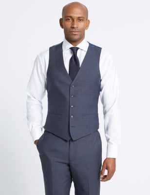 Mens Waistcoats | Wool & Silk Waistcoats | M&S