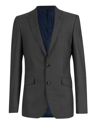 Grey Tailored Fit Jacket | M&S Collection | M&S