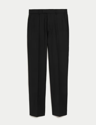 

Mens M&S Collection The Ultimate Tailored Fit Suit Trousers - Black, Black