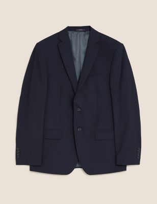 M&S Mens Big & Tall The Ultimate Navy Regular Fit Jacket