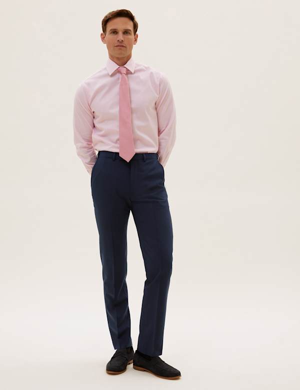 The Ultimate Navy Slim Fit Trousers