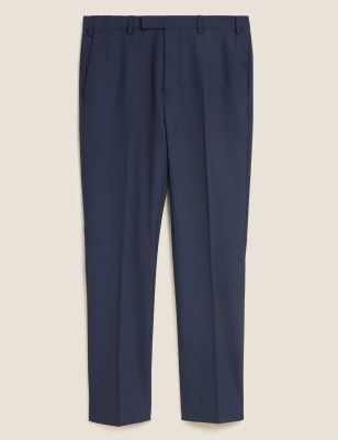 ladies navy slim fit trousers