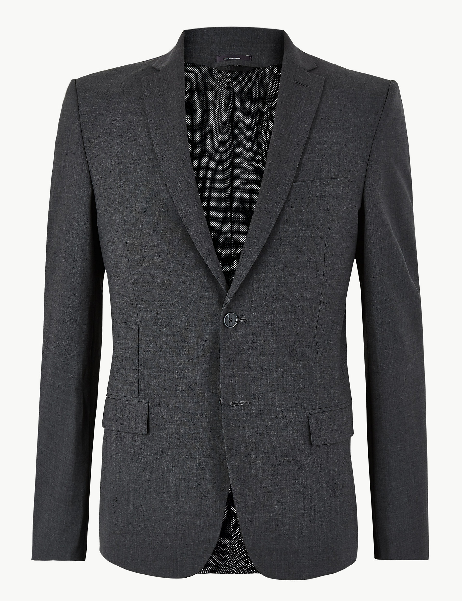 The Ultimate Charcoal Slim Fit Jacket