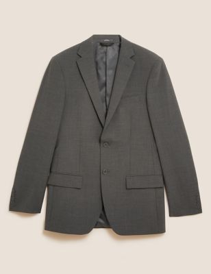 

Mens M&S Collection The Ultimate Regular Fit Suit Jacket - Charcoal, Charcoal