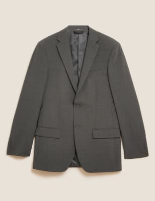 

Mens M&S Collection Die ultimative Anzugjacke in normaler Passform - Charcoal, Charcoal