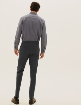 

Mens M&S Collection Die ultimative anthrazitgraue Hose mit schmaler Passform - Charcoal, Charcoal
