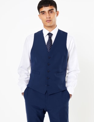 The Ultimate&nbsp;&ndash; Gilet de costume bleu coupe tr&egrave;s ajust&eacute;e