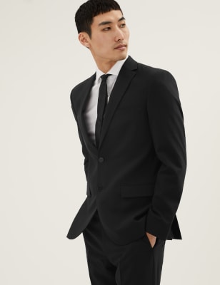 

M&S Collection The Ultimate - Chaqueta negra de corte sastreMens - Black, Black