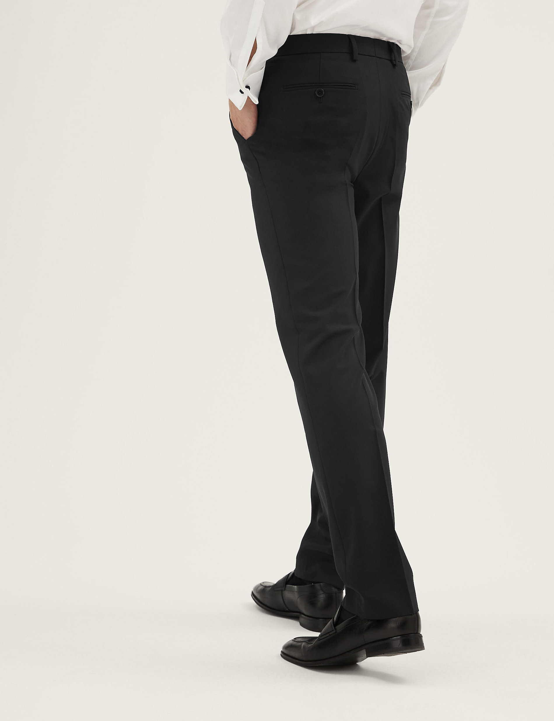 The Ultimate Black Tailored Fit Trousers