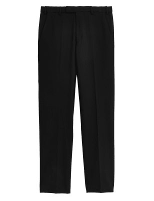 

Mens M&S Collection The Ultimate Black Tailored Fit Trousers, Black