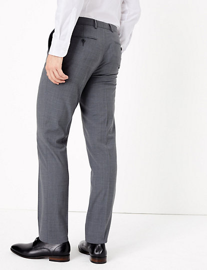 The Ultimate Big & Tall Grey Slim Fit Trousers