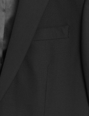 

Mens M&S Collection The Ultimate Regular Fit Wool Blend Jacket - Black, Black