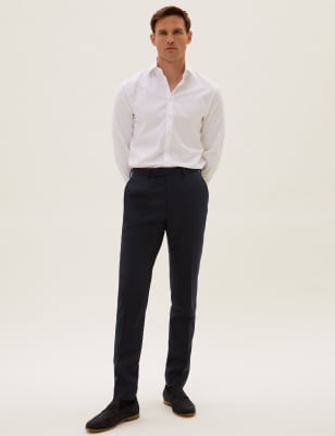 

M&S Collection Pantalón marino slim de lanaMens - Navy, Navy