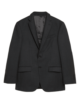 

Chaqueta de ajuste estándar 100% lanaMens - Charcoal, Charcoal