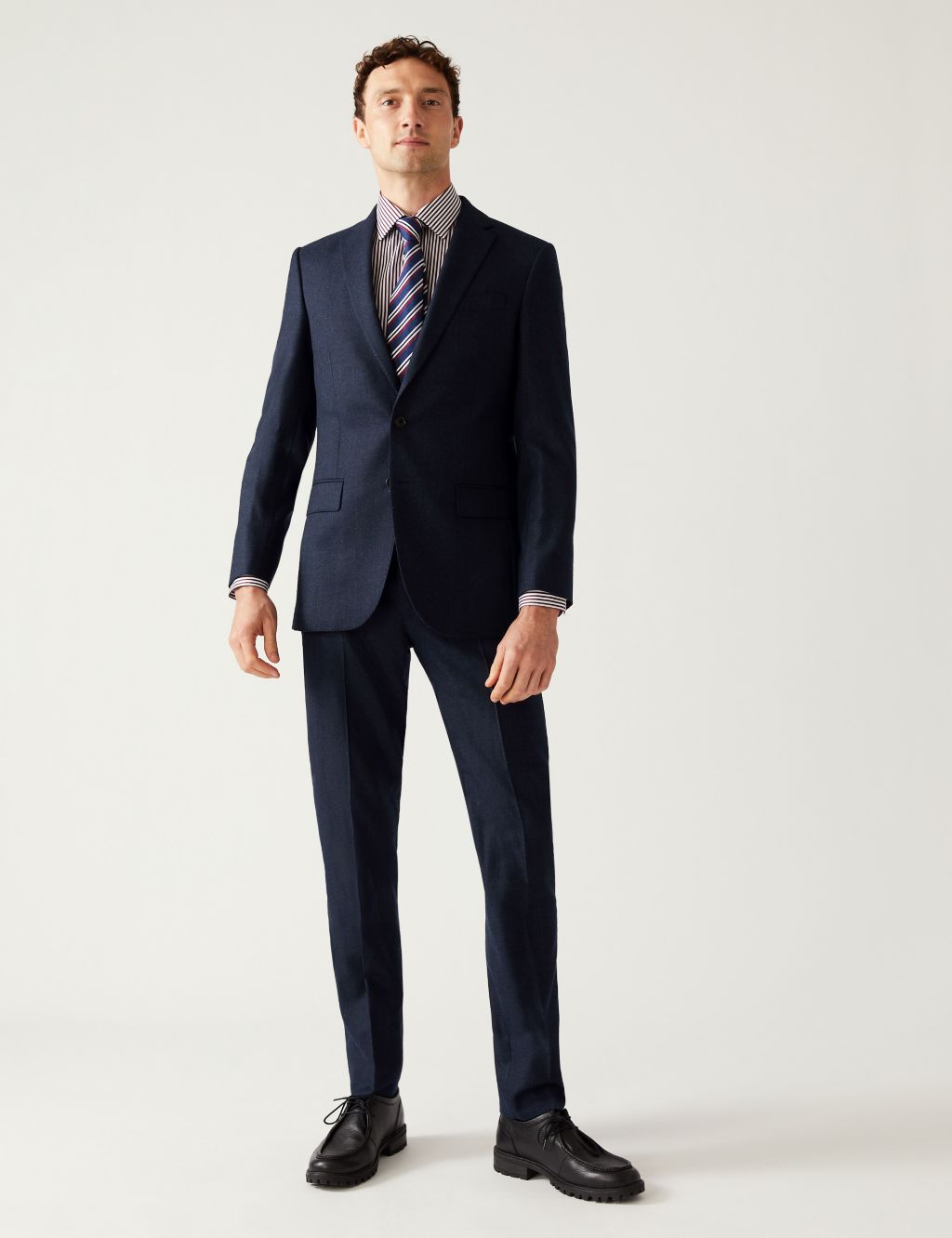 Tailored Fit Pure Wool Suit Jacket image 6