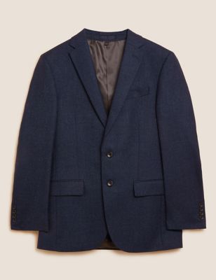 Tailored Fit Pure Wool Suit Jacket