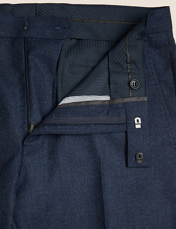 Tailored Fit Pure Wool Trousers - AE
