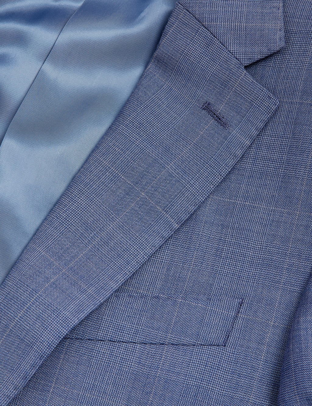 Slim Fit Pure Wool Check Suit Jacket image 2