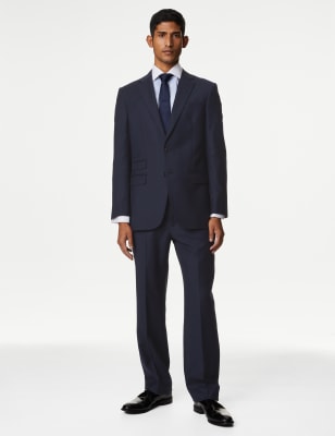

Mens M&S SARTORIAL Normal geschnittene Anzugjacke mit hohem Wollanteil - Navy, Navy