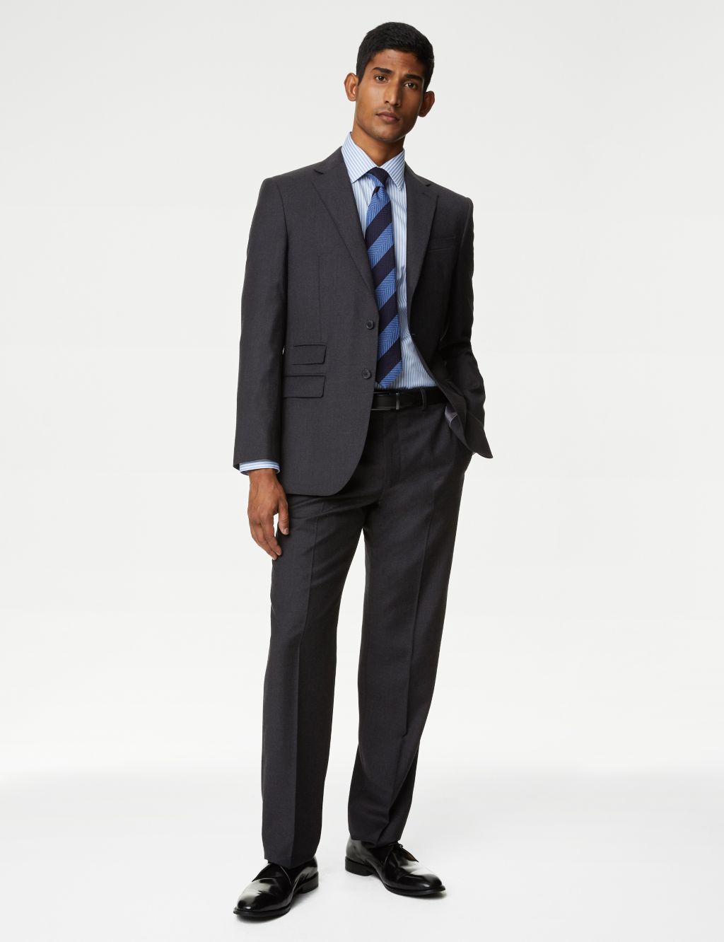Slim Fit Pure Wool Suit Trousers image 5