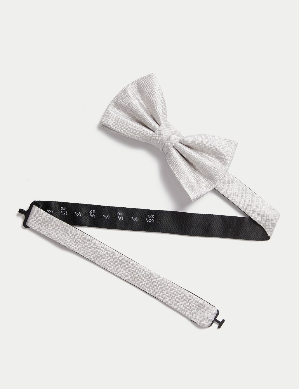 Textured Pure Silk Bow Tie