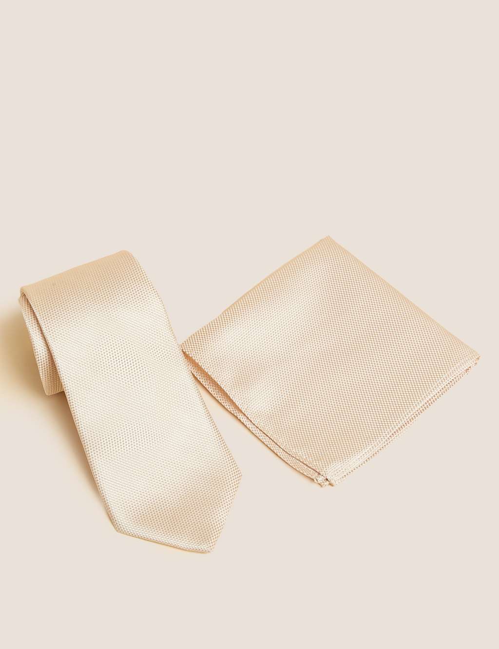 Woven Tie & Pocket Square Set image 1