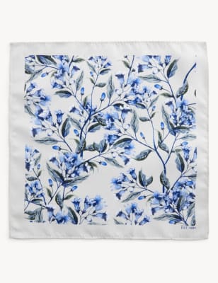 Floral Tie, Pocket Square & Pin Set