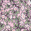Slim Printed Floral Tie & Pocket Square Set - pinkmix