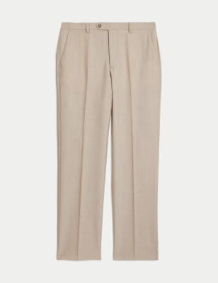 

M&S Collection Pantalón de traje regular con lanaMens - Stone, Stone