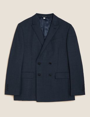 Double Breasted Tailored Fit British Wool Jacket | M&S Collection | M&S