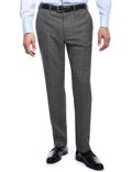 Pure New Wool Tailored Fit Checked Trousers