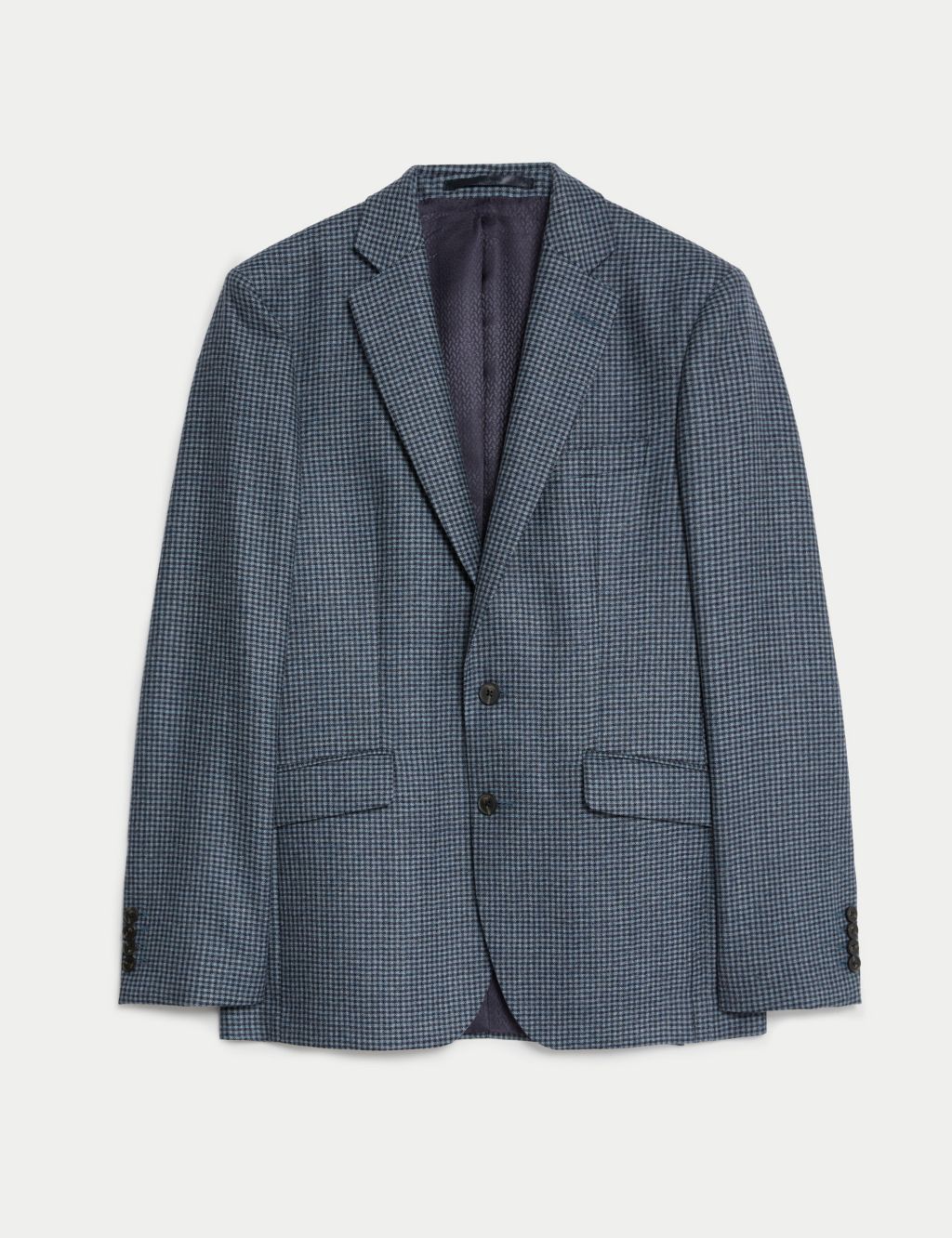 Tailored Fit Wool Rich Check Jacket image 1