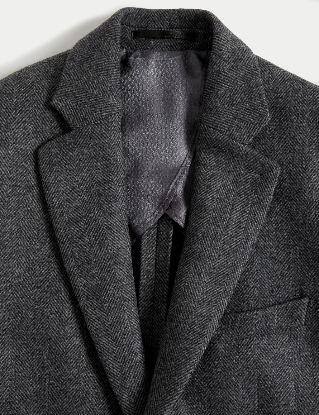Tailored Fit Wool Rich Suit Jacket image 3